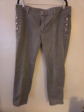 White House Black Market Women’s Grey Slim Stretch Skimmer Jeans